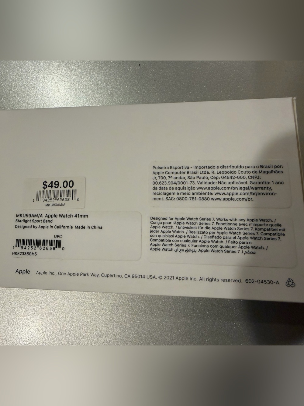 Apple Starlight Sport Band 41mm - Picture 6 of 9